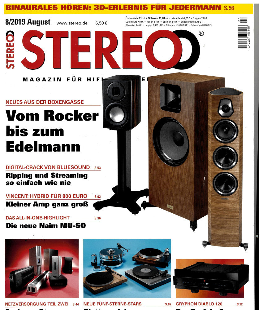 German big magazine, STEREO, review on BAC 150 and BAC1500
