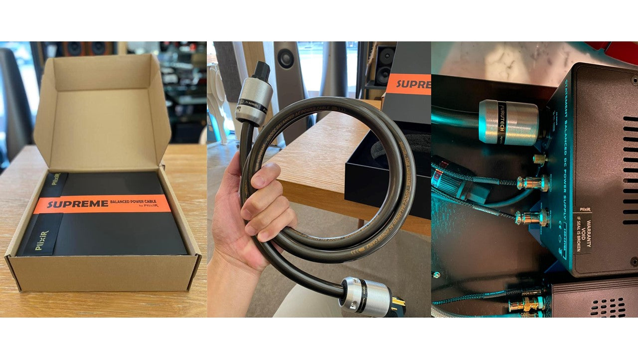 尚音精品音響 - “ 不僅有好聲音,連視覺也都是種享受 “ PLiXiR Supreme Balanced AC Power Cable..