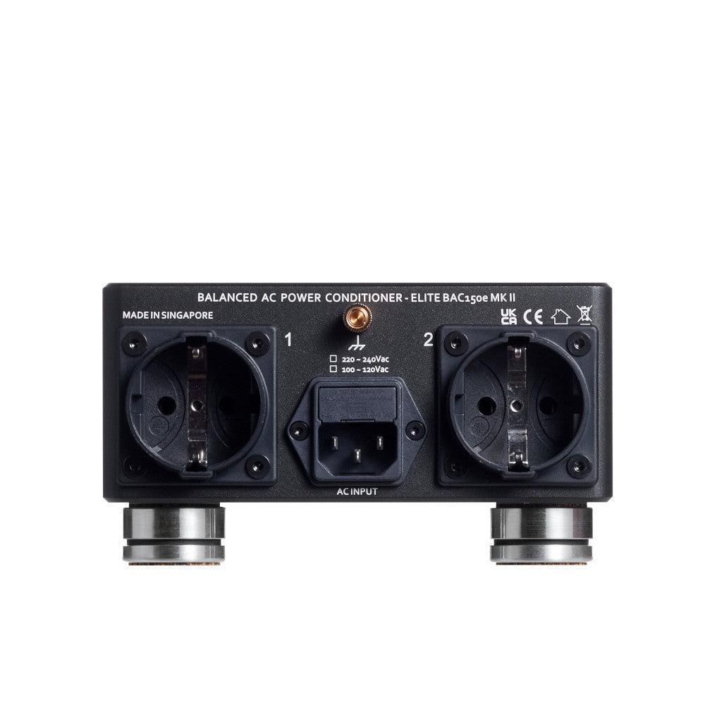 Back View with Schuko Outlets