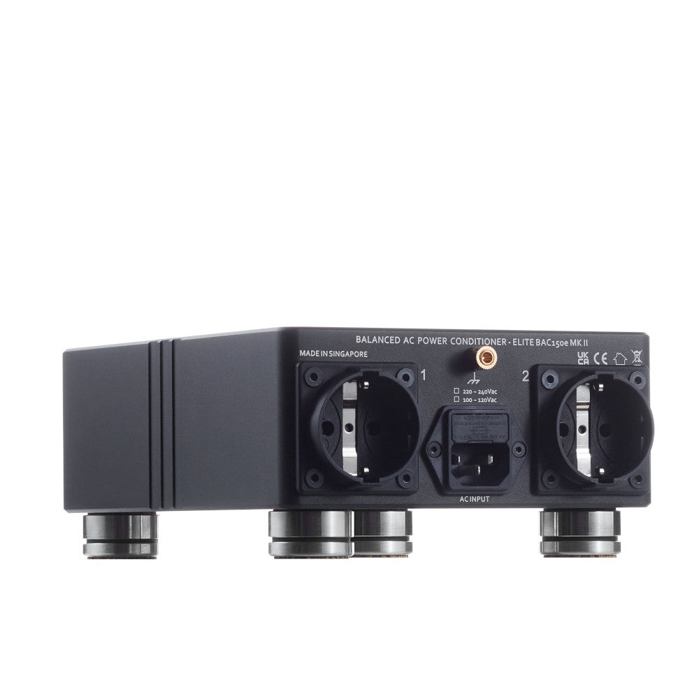 Back View with Schuko Outlets