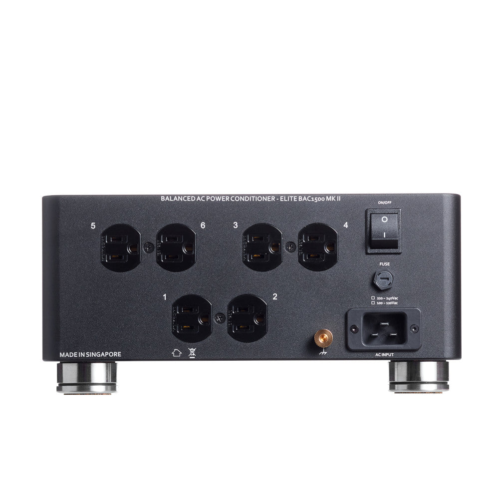 Back View with USA Outlets (with Switch)