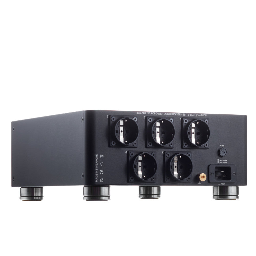 Back View with Schuko Outlets