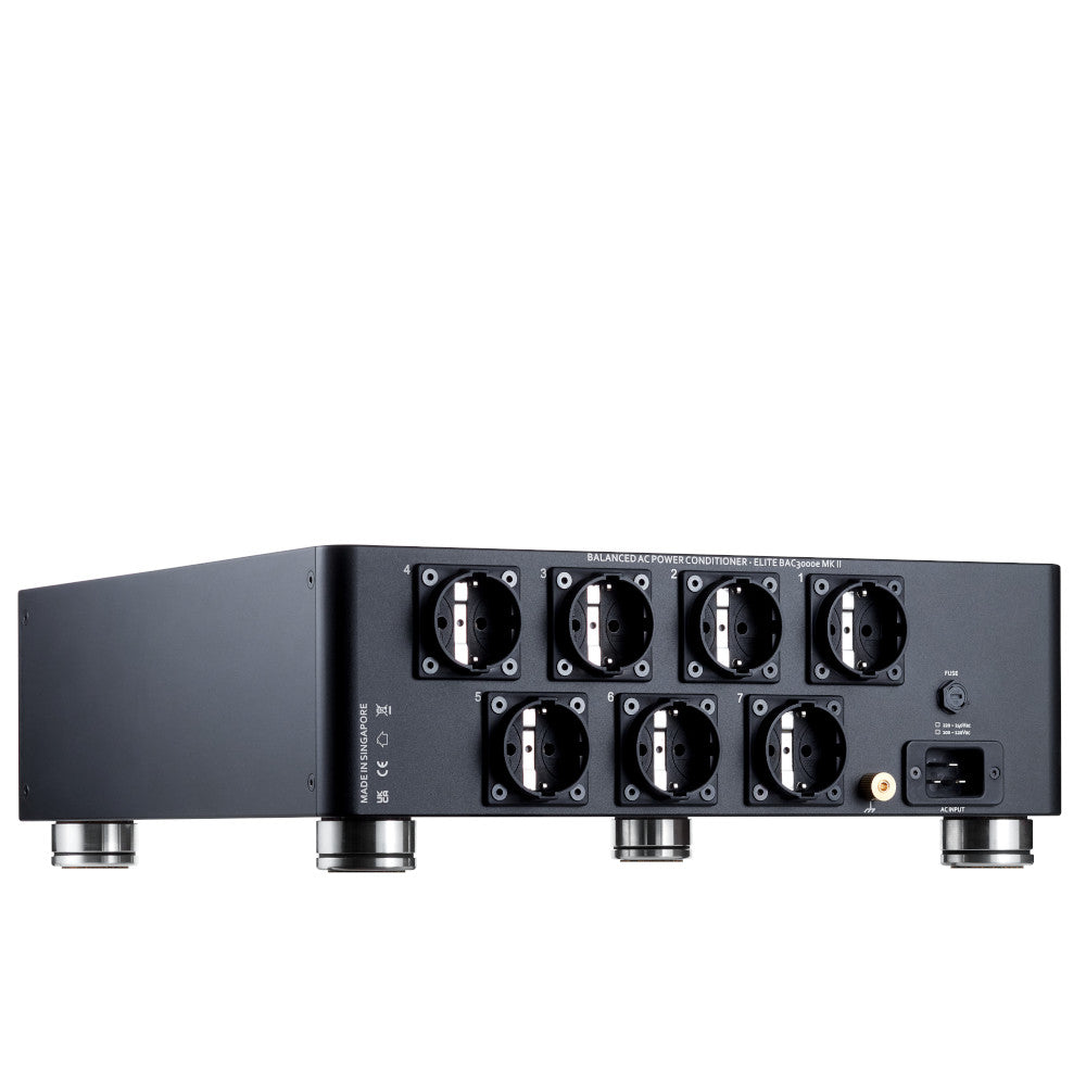 Back View with Schuko Outlets