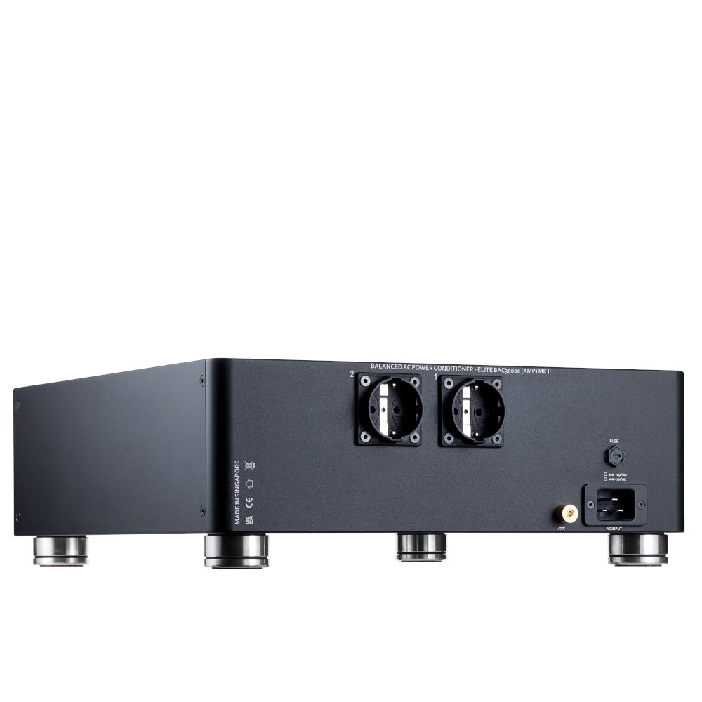 Back View with Schuko Outlets