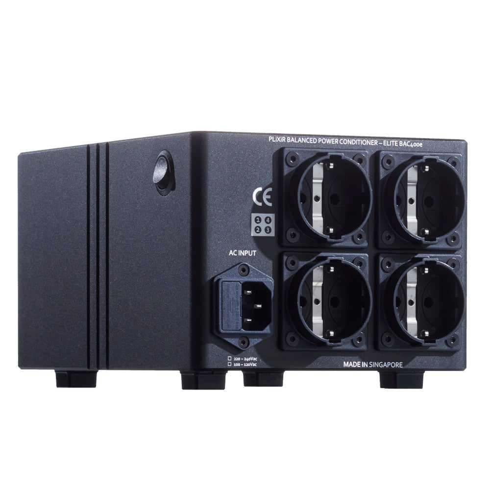 Back View with Schuko Outlets