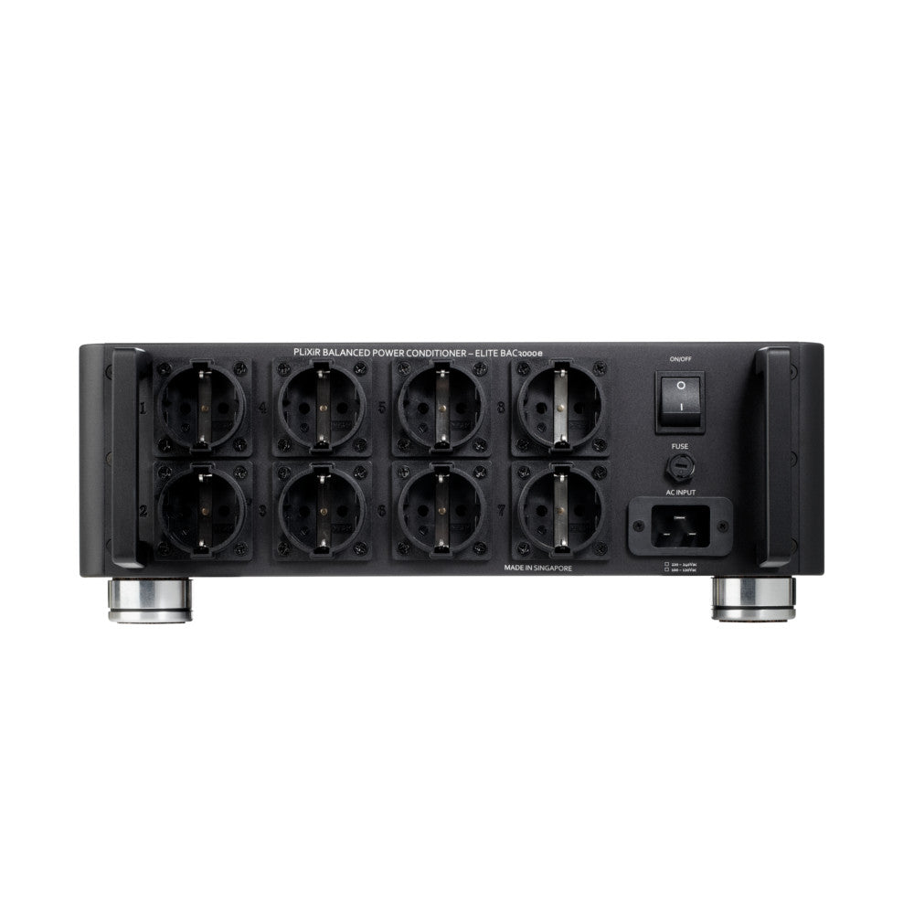 Back View with Schuko Outlets