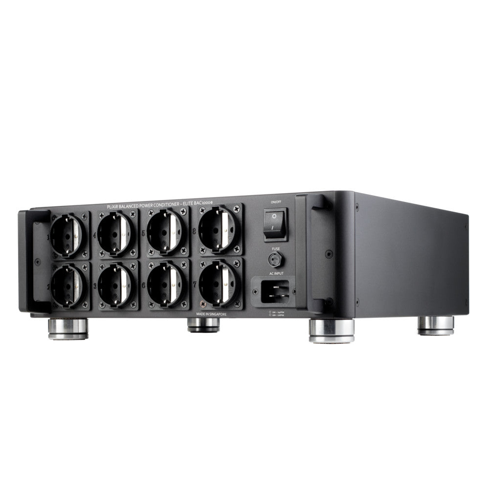 Back View with Schuko Outlets