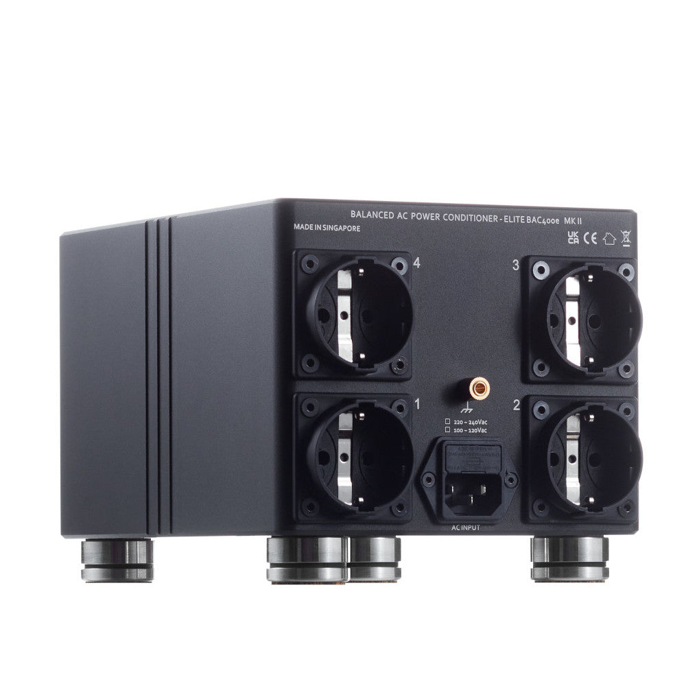 Back View with Schuko Outlets