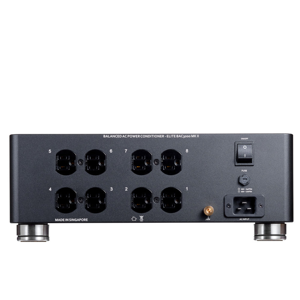 Back View with USA Outlets (with Switch)