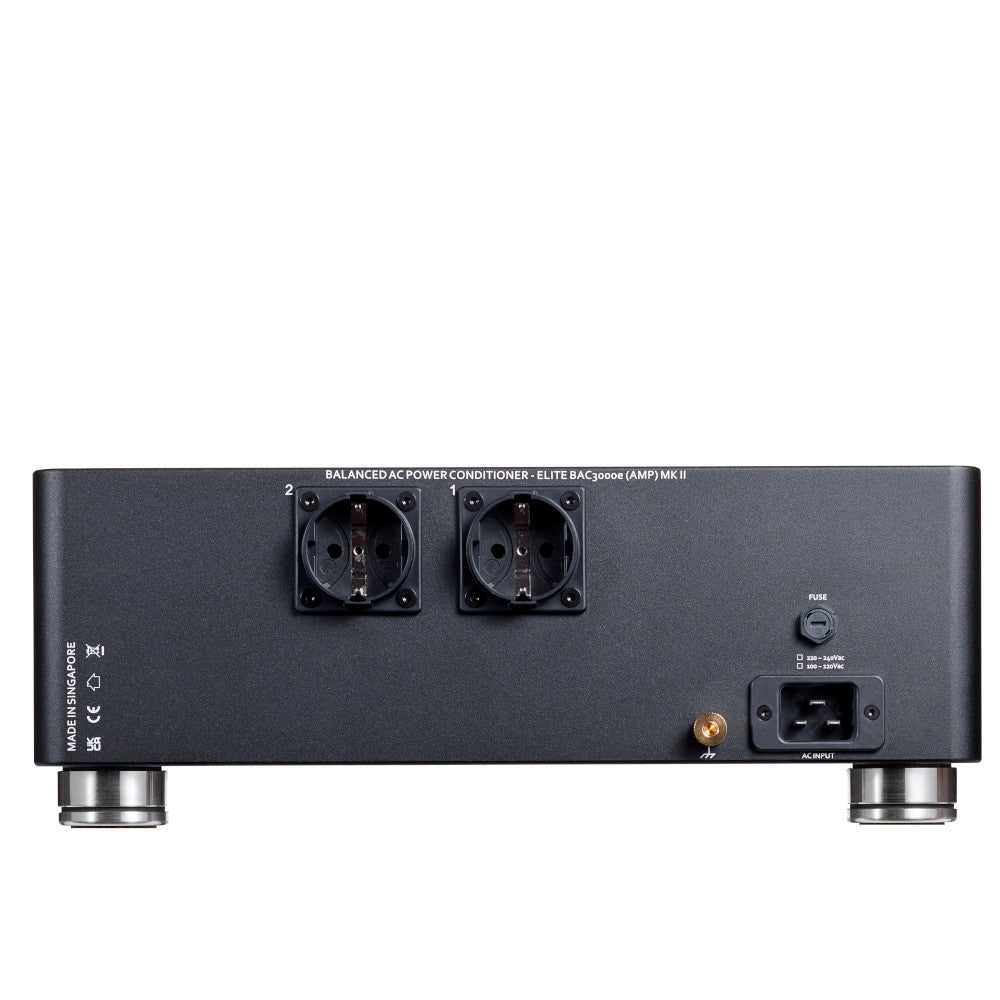 Back View with Schuko Outlets