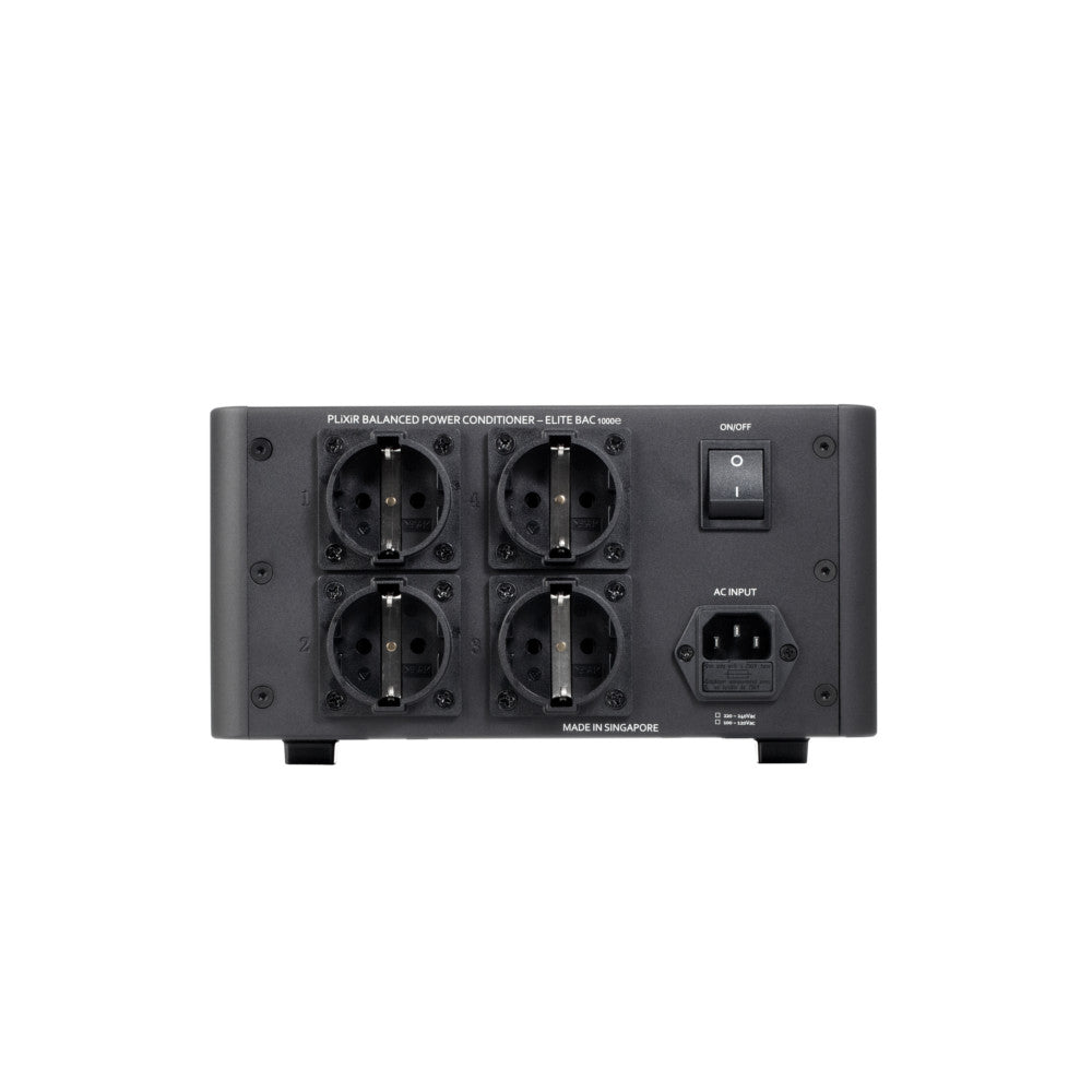 Back View with Schuko Outlets